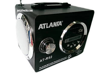 Atlanfa AT-R52 портативна акустична колонка з USB і FM