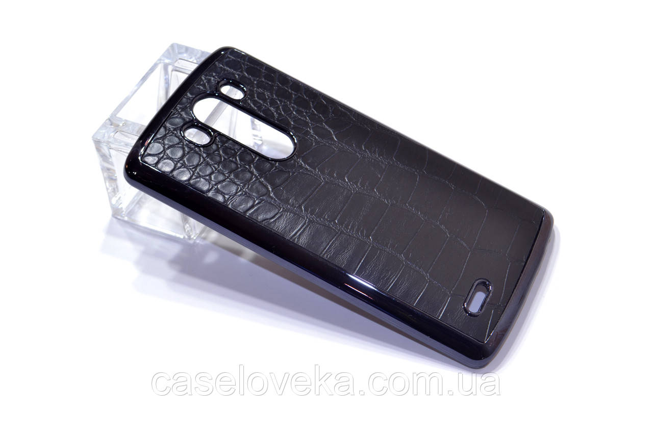 Чехол для LG G3 D855 "Leather Black"