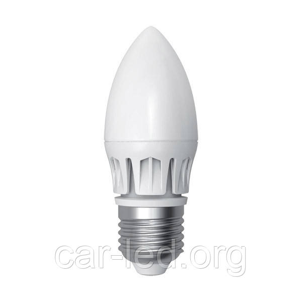 ЛАМПА СВЕТОДИОДНА СВІЧА LC-14 7W E27 4000K АЛЮМ. КОРП. A-LC-0484