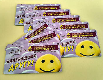 Магнитные визитки на заказ для медицинского центра. Размер 90х50 мм 5