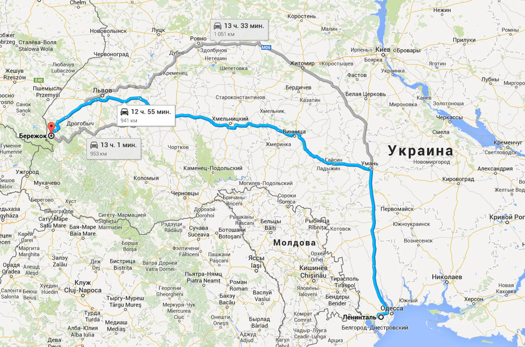 Ленинталь → Бережок