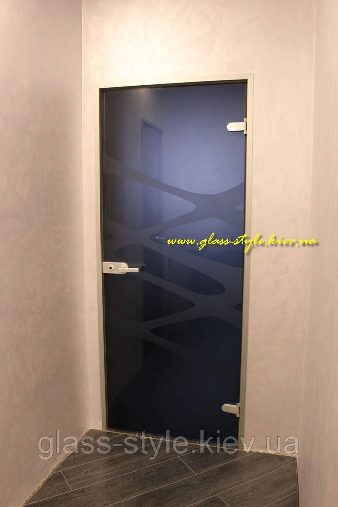 Стеклянные межкомнатные двери алюминиевые - фото 3 - id-p11201465