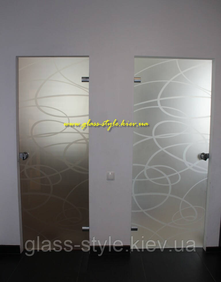 Стеклянные межкомнатные двери алюминиевые - фото 4 - id-p11201465