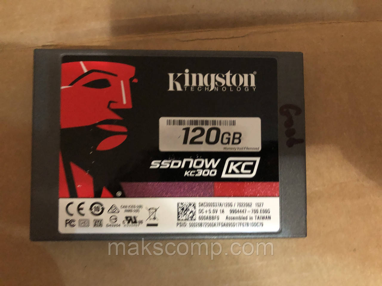 SSD Kingston KC300 120GB 2.5" SATAIII MLC (SKC300S37A/120G)