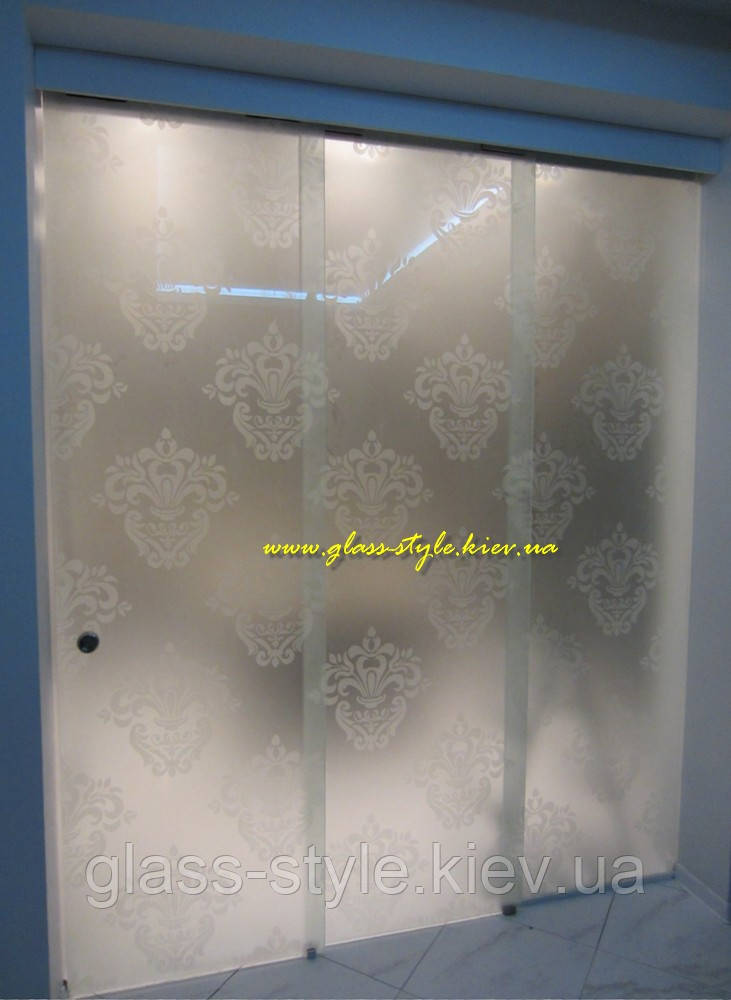 Телескопічні скляні двері, фото 1