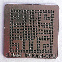 BGA трафарет IPHON4-CPU 0,3 mm