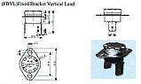 KSD301 250 °C 16 А 250 V NC FBVL — самовідновлюваний термовимикач типу KSD301 (B-1002) для дим-машини, фото 2