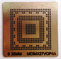 BGA трафарет 0,35 mm MCIMX27VOP4A