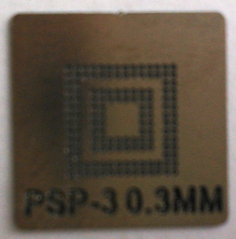 BGA трафарет PSP3-1 0,3 mm