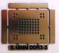 BGA трафарет 0,45mm DDR3-3