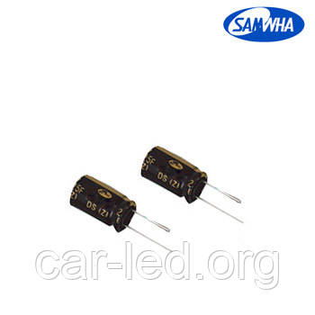 3 F - 2,7v (EDLC) Суперконденсатор- іоністор DS 8*20 SAMWHA, фото 1