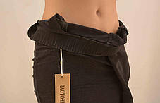 Джинси жіночі утеплені флісовою підкладкою — великі розміри 5XL чорний, фото 2