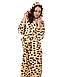 Жіночий махровий халат-Тигровий, фото 2