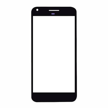 Корпусне скло на Google Pixel чорне, фото 1