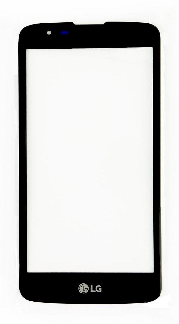 Корпусне скло LG K350E K8 чорне