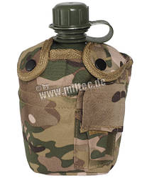 Фляга на 1 літр пластик зі склянкою +чохол колір мультикам