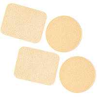 Набір спонжів для макіяжу латекс 2 кола та 2 прямокутники QS-120