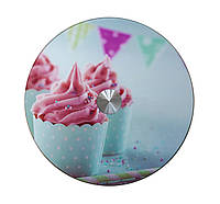 Підставка поворотна для декорування тортів 30 см низька