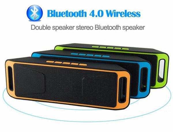 Bluetooth стерео колонка MEGA BASS с USB, MicroSD, FM