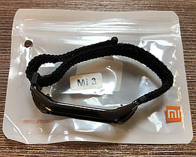 Ремінець для фітнес-браслета Xiaomi Mi band 3 чорного кольору