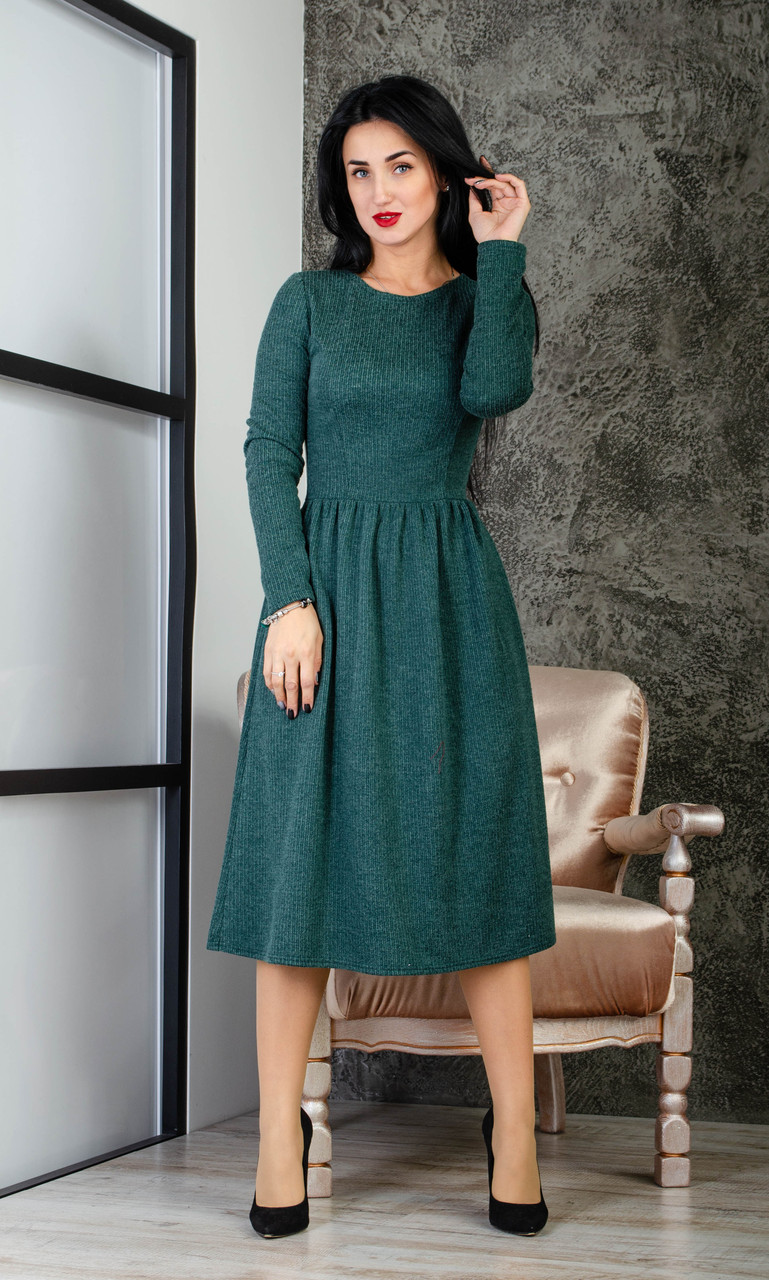 Красиве молодіжне плаття міді "250" Розміри 42., фото 1