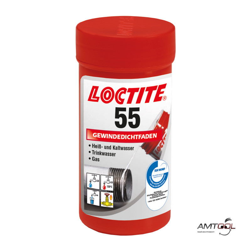 Нитка для герметизації труб і різі 150 м — Loctite 55