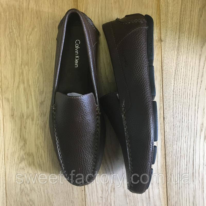 Calvin Klein Menton Tumbled Leather Med Brown ID 821789664