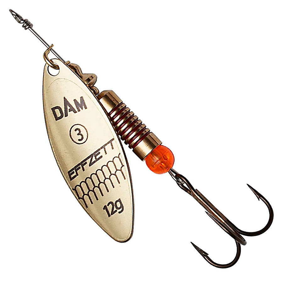 Блешня-вертушка DAM Effzett Predator 7 г (gold), фото 1