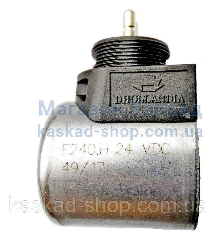 Електромагнітна котушка клапана (E0240.H) з роз'ємом 24 В HYDAC, 40 мм, різь М24, внутрішній діаметр 18 мм