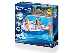 Надувне коло-крісло Bestway 43111 для 3 осіб (191-178см), фото 3