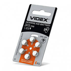 Videx батарейка повітряно цинкова Videx ZA13