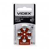 Videx батарейка повітряно цинкова Videx ZA312 (PR41), фото 2