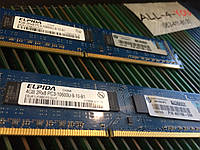 Оперативна пам`ять Elpida DDR3 4GB PC3 10600U 1333mHz Intel/AMD