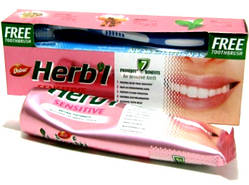 Зубна паста "Делікатний" Dabur Herb'l Sensitive, 150 г Термін до 09/2026
