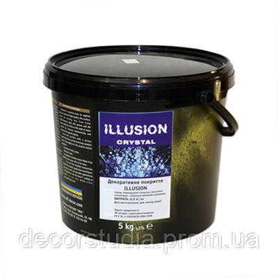 ILLUSION Cristal — покриття з перламутровим металевим ефектом алюмінію, 5 кг