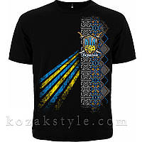 Футболка чоловіча патріотична Україна в серці р. L. XL. XXL.