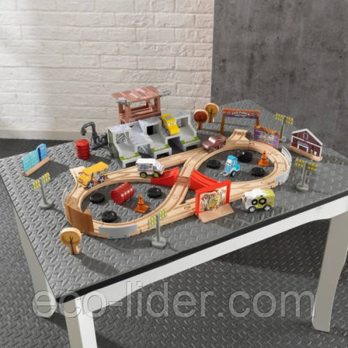 Іграшкова залізниця Кидкрафт «Disney Pixar Cars 3 Kidkraft» 50 предметів