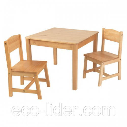Столик із двома стільцями з осики Кидкрафт, Kidkraft