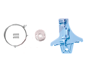 Ремкомплект склопідіймача Volkswagen Passat B6 задн. дв.  (УСИЛЕННЫЙ)