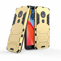 Чохол для Motorola Moto E5 Plus / XT1924-1 Hybrid Armored Case золотий