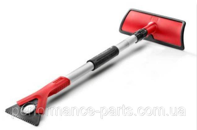 Лопатка для прибирання снігу зі скребком Audi Ice Scraper with Snow Shovel and Telescopic Rod 80A096010C
