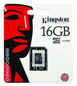 Картка пам'яті 16 Gb micro SD Kingston