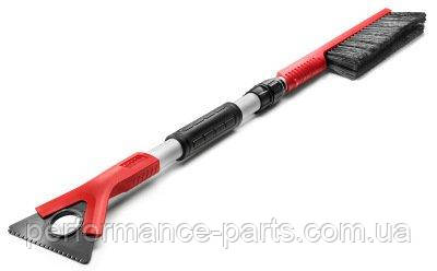 Щітка для снігу зі скребком Audi Ice Scraper with Snow Brush and Telescopic Rod, Red/Black, 80A096010B
