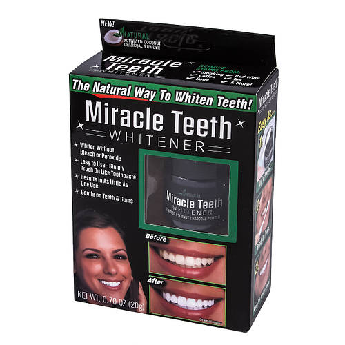 Купить Отбеливающий порошок для зубов Miracle Teeth Whitener 20 г, цена ...