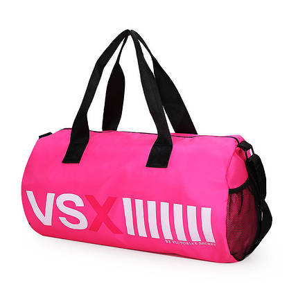 Сумка пляжна/спортивна/дорожня Вікторія Сікрет (Victoria's Secret) VS17-pink, фото 2