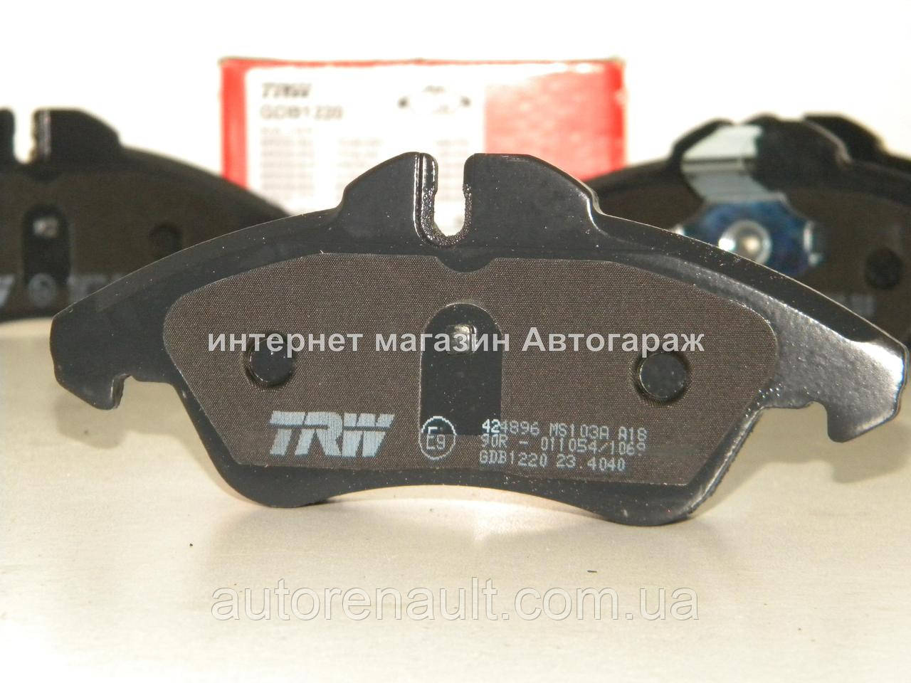 Гальмівні колодки передні Мерседес Спринтер 208-316 TRW (Німеччина) GDB1220