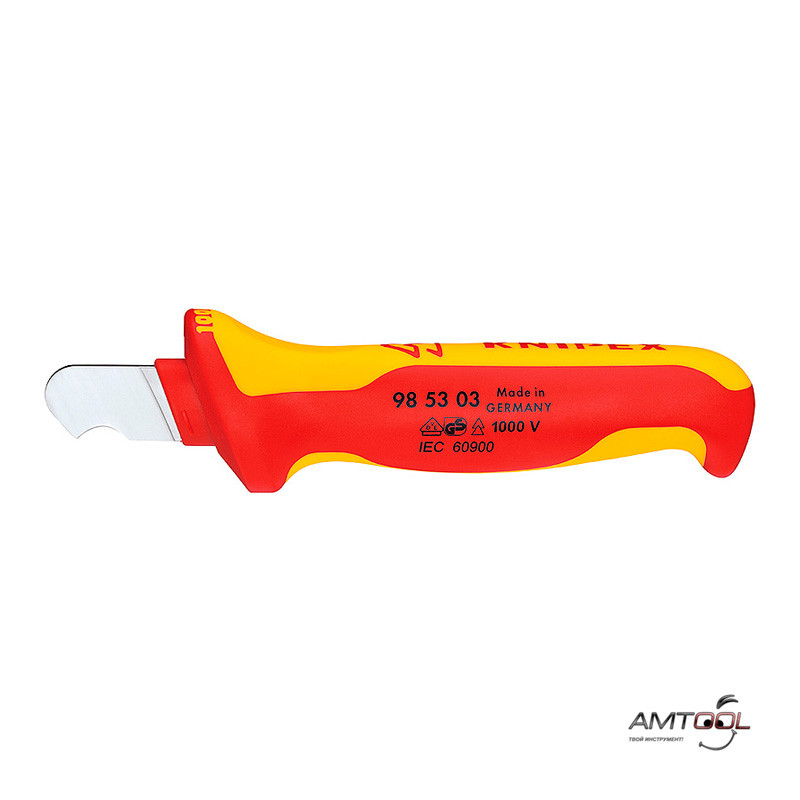 Ніж для видалення оболонки VDE — Knipex 98 53 03, фото 1
