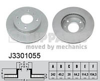 Тормозной диск передний NISSAN PRIMERA J3301055 NIPPARTS
