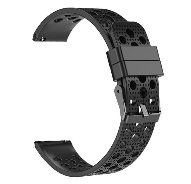 Спортивний ремінець з перфорацією Primo для годин Samsung Sport Gear SM-R600 - Black