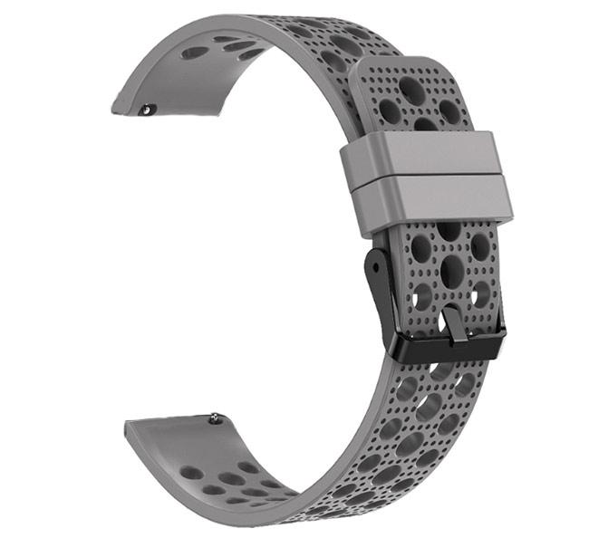 Спортивний ремінець з перфорацією для годин Samsung Galaxy Watch 42 mm (SM-R810) - Grey